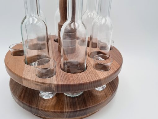 JOWE Schnapskarussell aus Holz für 6 Flaschen
