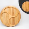 Zweiseitige Servierplatte aus Holz