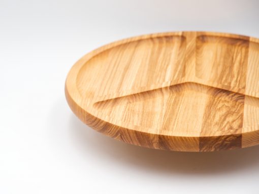 Servierplatte aus Holz zweiseitig